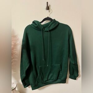 SHEIN Hoodie Deep Green